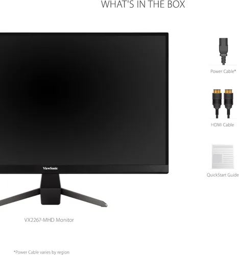 Miniatura 6 de ViewSonic VX2267-MHD Monitor de 22 pulgadas 1080p, frecuencia de actualización de 100 Hz con FreeSync para el mejor entretenimiento en el hogar