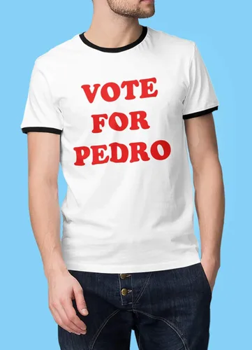 Miniatura 4 de South Horizon Vote for Pedro - Ringer T-Shirt