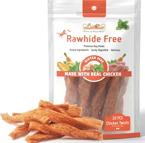 Miniatura 9 de LuvChew Palitos masticables para perros de ternera, palitos inflados de carne de res de grado humano, alternativa de cuero crudo, fácil de digerir