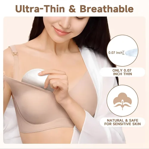 Miniatura 2 de Almohadillas de lactancia desechables ultra absorbentes, almohadillas para el pecho súper suaves y transpirables, hacen que los senos sean ligeros