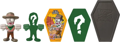 Miniatura 2 de Bandai Namco - World of Zombies - Figura de 2.5 pulgadas (2.5 pulgadas) - Figura secreta y vaquero de la Z.U