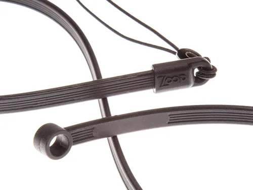 Miniatura 3 de ZoopLoop Correa de Silicona Negra a prueba de arañazos de 20.75 pulgadas para lápices digitales electrónicos (rango de diámetro: 0.27-0.37 pulgadas)
