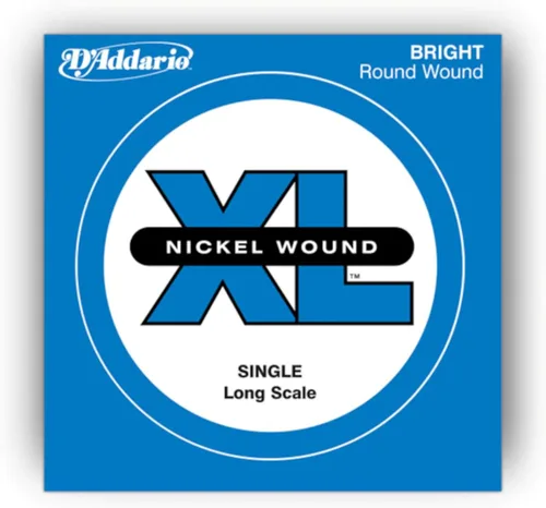 Miniatura 6 de D'Addario XLB020P Guitarra Bajo de Acero Liso Cuerda Simple, Escala Larga, .020