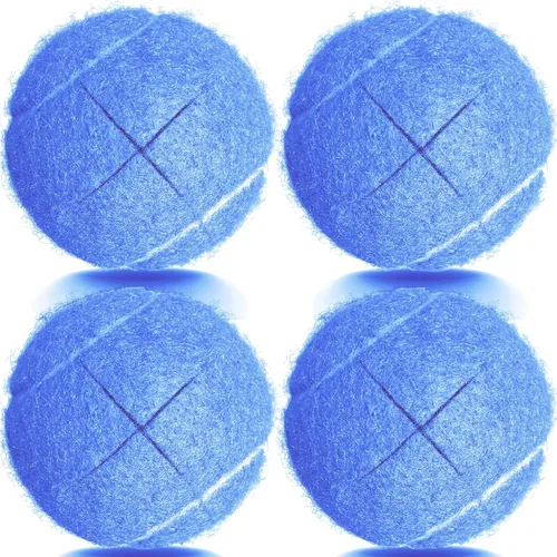 Pelotas de tenis para caminantes precortadas, 4 unidades, pelotas de tenis precortadas para piernas de caminante, pelotas doradas precortadas