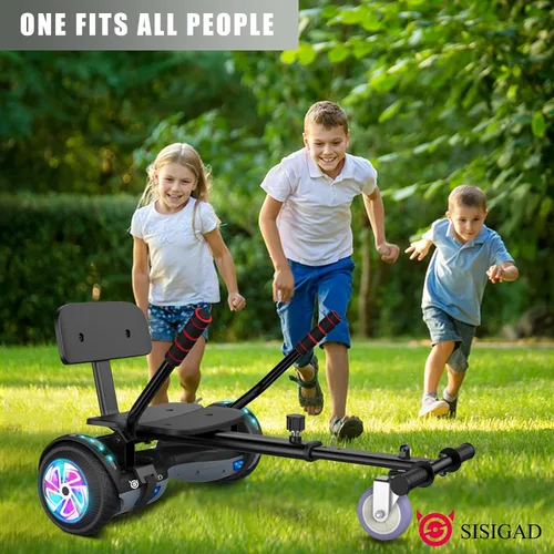 Miniatura 6 de SISIGAD Hoverboard para niños, 6.5 pulgadas modelo clásico Hoverboard (sin Bluetooth)