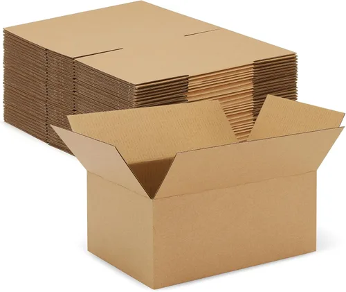 Miniatura 27 de Eupako Cajas de envío pequeñas, 6 x 4 x 4 x 4, paquete de 30 unidades, cajas de cartón corrugado, cajas de cartón para embalaje de pequeñas Blanco