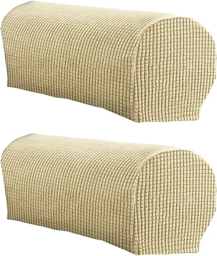 Miniatura 18 de LINGXIYA Funda de Reposabrazos de Terciopelo Suave y Elástico, Fundas para Reposabrazos de Sillas/Sofas, Fundas para Brazos de Sofá, Protector