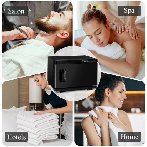 Miniatura 6 de Calentador de toallas calientes, calentador de toallas de 8 L, calentador de toallas para tratamientos faciales, calentador de toallas profesional