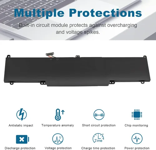 Miniatura 6 de ASUNCELL 7CJRC - Batería para portátil Dell Latitude 7470 7270 E7470 E7270 7CJRC KNM09 0KNM09 21X15 021X15 TX283 0TX283 0TX283