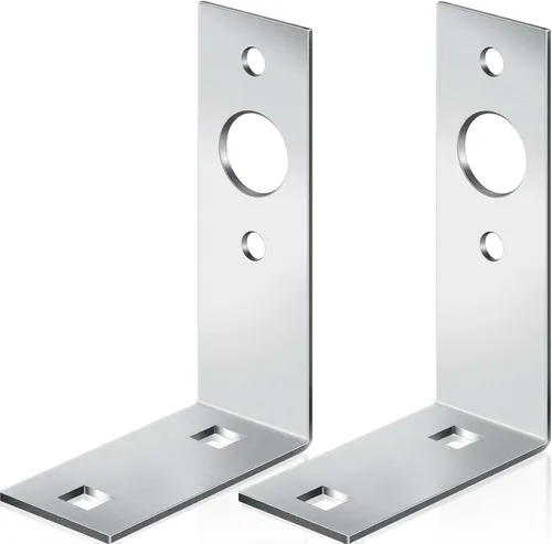 Miniatura 8 de Dunzy 2 soportes de luz de remolque galvanizados para montaje en forma de L, soporte de luz trasera para barcos, accesorios de piezas de remolque