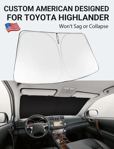 Miniatura 63 de Proadsy Parasol plegable para parabrisas delantero 2026, ajuste personalizado, accesorios para CRV SUV LX EX EX-L EX-L Navi Touring 2017-2022