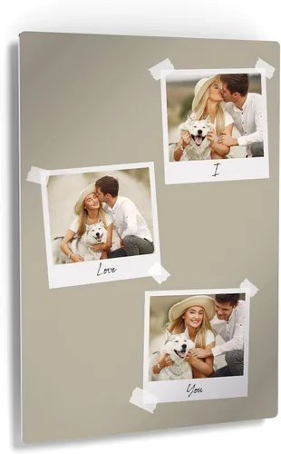 Miniatura 50 de Smile Art Design Decoración de pared personalizada de metal de alta calidad, panel de aluminio rígido brillante HD, coloca tu foto en metal, listo