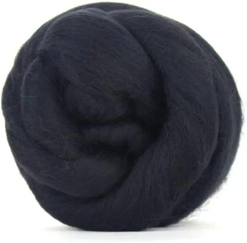 Miniatura 17 de Revolution Fibers Lana Merino para hilar Lana superior peinada Premium 22 micrones, perfecta para proyectos de fieltro, hilado, colgantes