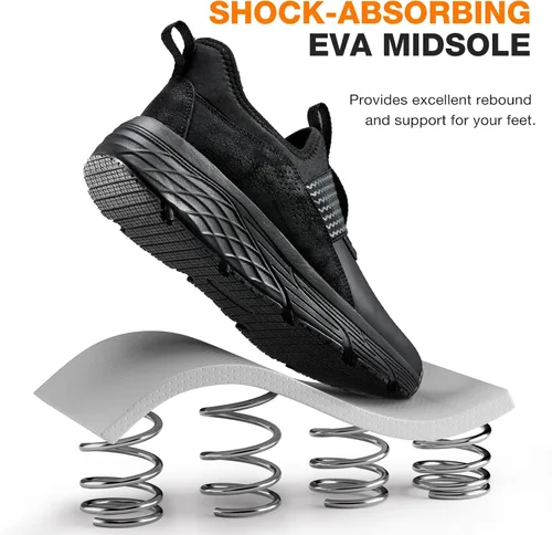 Miniatura 4 de NINGO Zapatos de trabajo antideslizantes para hombre, para servicio de alimentos, resistentes al agua y al aceite, zapatos de chef de cocina