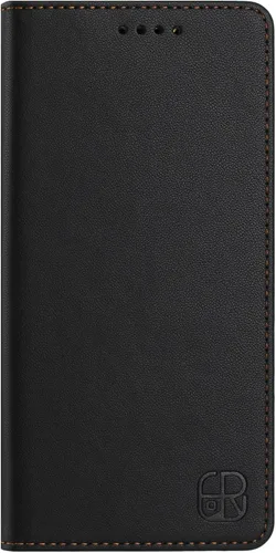 Miniatura 7 de Compatible con Blackview Oscal Flat 1c Flip Kickstand Magnetic Closure Wallet case Funda Negro