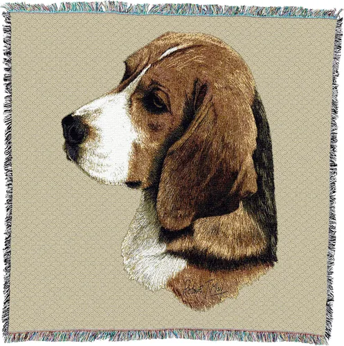 Miniatura 14 de Pure Country Weavers Robert May - Manta cuadrada para regazo de sabuesos afganos, regalo para los amantes de los perros, manta de tapiz tejida