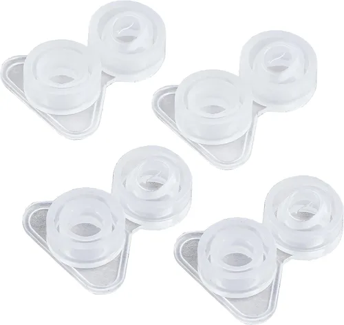 Re-Play Válvula de repuesto para vasos de sorbos, fácil de limpiar, hecha de silicona de grado alimenticio, juego de 4