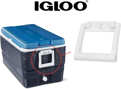 Miniatura 4 de Igloo 21023 Mango y soporte para enfriador de 25-72 cuartos de galón (blanco, 1 unidad)