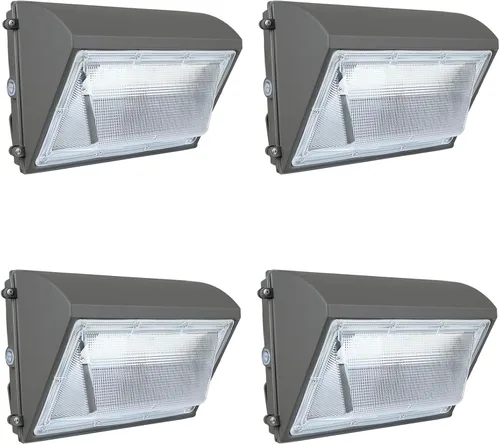 Miniatura 12 de Paquete de pared LED de 120 W con fotocélula del anochecer al amanecer, luz diurna de 5000 K, 15600 LM, repuesto para bombilla HPS MH de 500-600 W