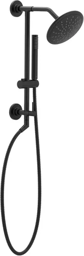 Miniatura 9 de Moen Annex - Barra deslizante de ducha mate negra y sistema de manguera de ducha, válvula requerida, TS3661NHBL Mate negro