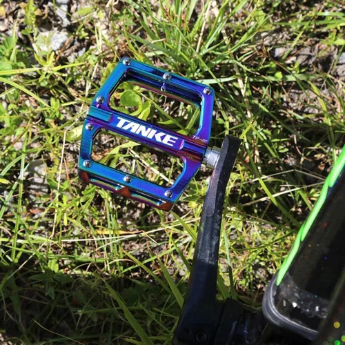 Oil Slick Mountain Pedales de bicicleta MTB Platcompatible Withm Pedales de bicicleta de carretera de aluminio Rodamiento Anti-Silp Bmx Pedales de
