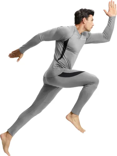 Miniatura 7 de romision 2 Pack Thermal Underwear for Men Long Johns Fleece Lined Hunting Gear Bottom Top Set Base Layer Cold Weather XS-4XL