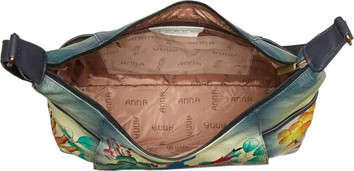 Miniatura 5 de Anna by Anuschka Hobo de hombro grande de cuero para mujer