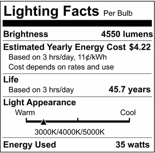 Miniatura 6 de Satco 13162-35W/AP28/LED/CCT/100-277V/E26 (S13162) A25 A Line Pear Bombilla LED