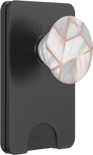 Miniatura 8 de PopSockets PopGrip: agarre intercambiable para teléfonos y tabletas PopSockets estándar PopGrip: efecto mármol rosa, blanco y gris