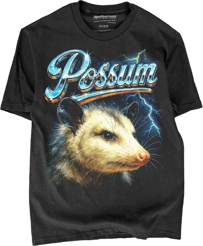 Miniatura 8 de Camiseta de Heavy Metal de los 80s con Animal en Negro - 100% Algodón - para Hombre y Mujer