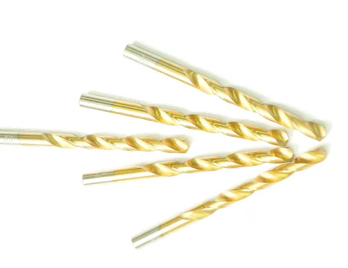 Miniatura 8 de DRILLFORCE (5 piezas) Brocas con revestimiento de titanio HSS de 25/64 pulgadas x 5-1/8 pulgadas, longitud Jobber, vástago recto, taladro de metal