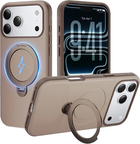 Miniatura 8 de Funda magnética fuerte para iPhone 12 Pro Max [Protección de grado militar de 10 pies] Compatible con MagSafe, funda protectora a prueba de golpes