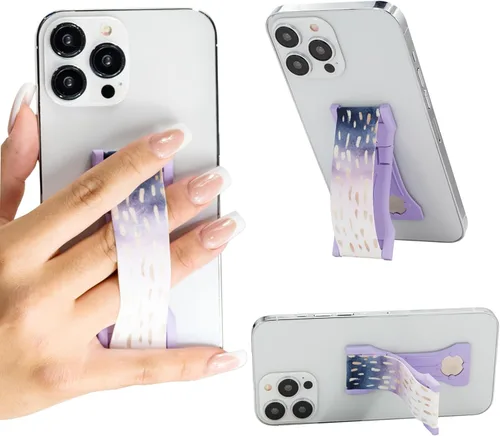 Miniatura 36 de LOVEHANDLE PRO Premium Phone Grip - Correa de silicona para teléfono - Soporte magnético para teléfono y soporte para teléfono inteligente y tableta