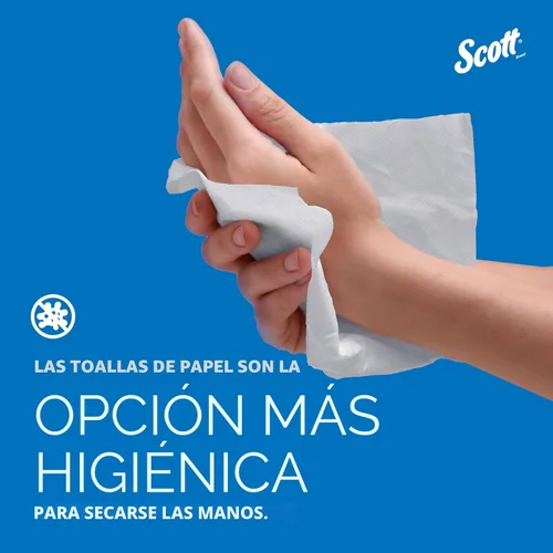 Miniatura 6 de Scott Professional Toallas de Papel Universales Multiplegadas, a Granel (03650), Bolsillos de Absorción, Blanco, Toalla de 9.2"x9.4", Comprimida