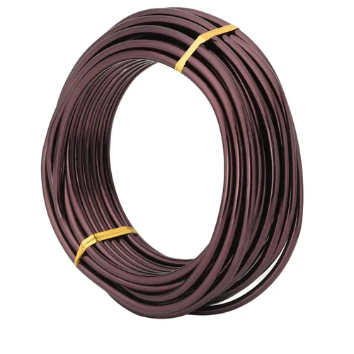 Miniatura 20 de Negro-1.0-Alambre de aluminio anodizado para bonsái de 250g de gran rollo, muchas tallas para elegir, KSVZS alambre de metal flexible