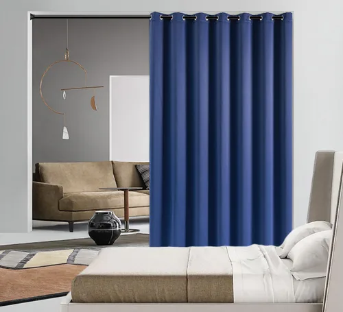 Miniatura 140 de PI Cortinas opacas para dormitorio, tratamiento de ventana con aislamiento térmico de anillo superior, cortinas oscurecedoras de habitación