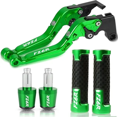 Miniatura 21 de Palancas de embrague de freno de motocicleta para manillar Yamaha FZ6R FZ 6R FZ-6R 2009 2010 2011 2012 2013 2014 2015 2016 2017 (Color : 1)