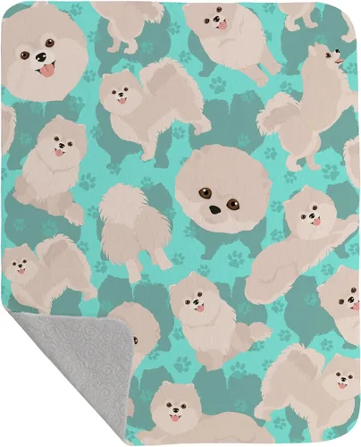 Miniatura 32 de Caroline's Treasures MLM1042LQB Airedale Terrier - Manta acolchada de 50 x 60 pulgadas, diseño de ilustraciones para cama, sofá, suave y ligera