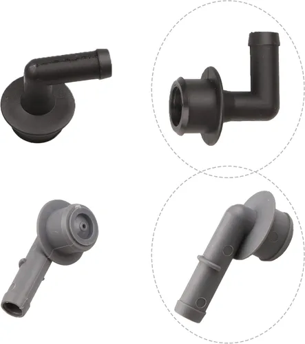 Miniatura 3 de MOSTPLUS 53013360AA 53030497 2946079 - Par de codos y ojales de válvula de ventilación PCV CCV - Compatible con Jeep Grand Cherokee 4.0L 2000-2004