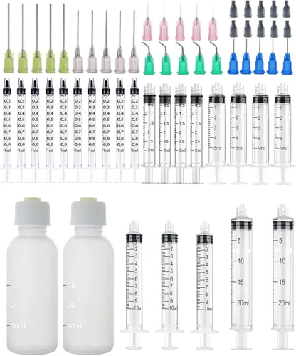 Miniatura 7 de Dispensador de pegamento grande, 0.7 fl oz, 2.0 fl oz, dispensador de medición de 3.4 fl oz con dispensador de pegamento y tapas. resina epoxi