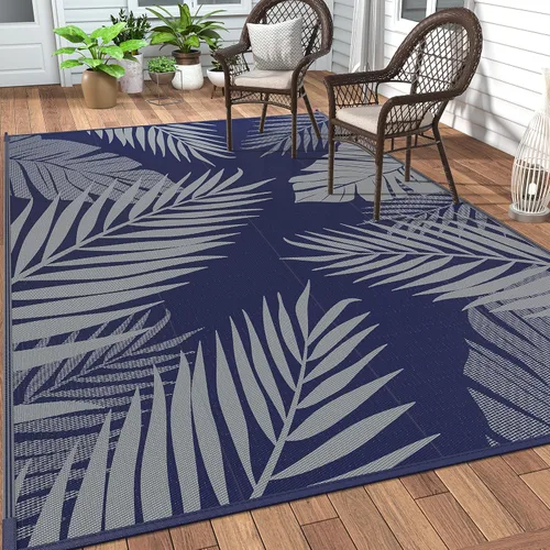 Miniatura 40 de GENIMO - Tapete reversible e impermeable para patios y exteriores, oferta, paja de plástico, para áreas grandes, campamentos, RV, pícnics, terrazas