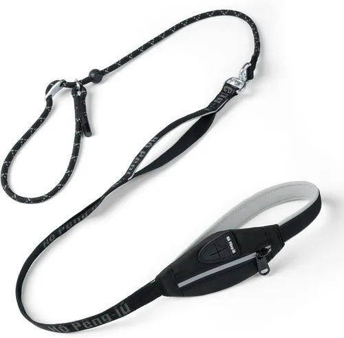 Miniatura 18 de Correa antideslizante para perro, correa y collar de entrenamiento resistente sin tirones con antienredos, mango acolchado e hilo reflectante