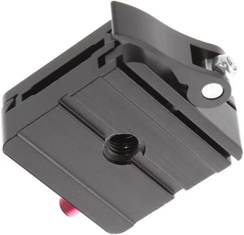 Miniatura 5 de FocusFoto Pinza QR P50 + Juego de placas de liberación rápida de 1/4 pulgadas, adaptador de 1.969 in, montaje de 3/8 pulgadas, universal