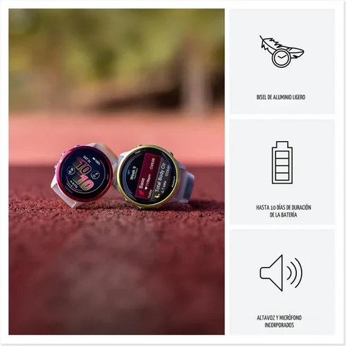 Miniatura 3 de Garmin® Forerunner® 570, 42mm, Reloj inteligente avanzado GPS para correr y triatlón, pantalla AMOLED, funciones de entrenamiento y recuperación