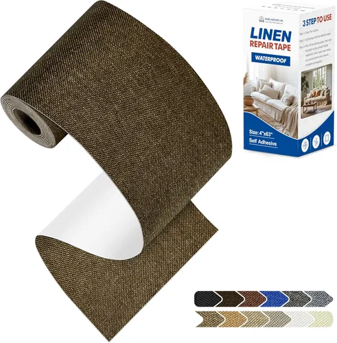 Miniatura 71 de KING MOUNTAIN Parches de reparación de lino fino, tela autoadhesiva, 8 x 11 pulgadas, 2 unidades, multicolor, para sofá de lino (beige)