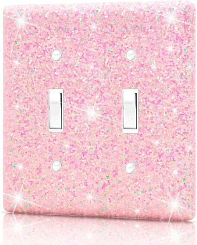 Miniatura 20 de Cubierta de placa de pared para interruptor de luz, tamaño estándar 11.43 cm x 7.01 cm, Dengduoduo Cubierta decorativa de placa de pared plateada