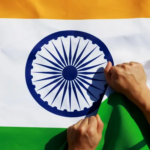 Miniatura 8 de Bandera de India de 3 x 5 pies