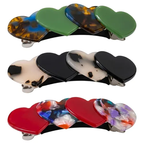 Miniatura 13 de Mistofu Pasadores de pelo de mariposa para cabello fino, pinzas de pelo medianas para niñas y mujeres, accesorios antideslizantes para el cabello