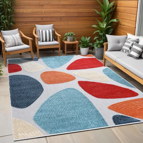 Miniatura 41 de SUPERIOR - Alfombra de interior y exterior, perfecta para patio, dormitorio, cocina, sala de estar, entrada, cuarto de juegos, guardería, cubierta