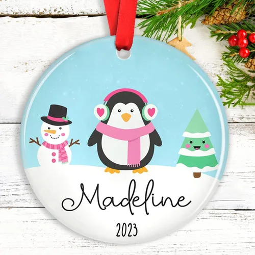 Miniatura 11 de Adornos de Navidad personalizados para camión volquete, adorno personalizado para bebé, adornos para árbol de Navidad para niños, adornos de camión